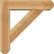 Ekena Millwork Traditional Craftsman Rough Sawn Bracket w/ Offset Brace, Western Red Cedar, 8"W x 34"D x 34"H BKT0806X34X34TRA04RWR - alternate 3